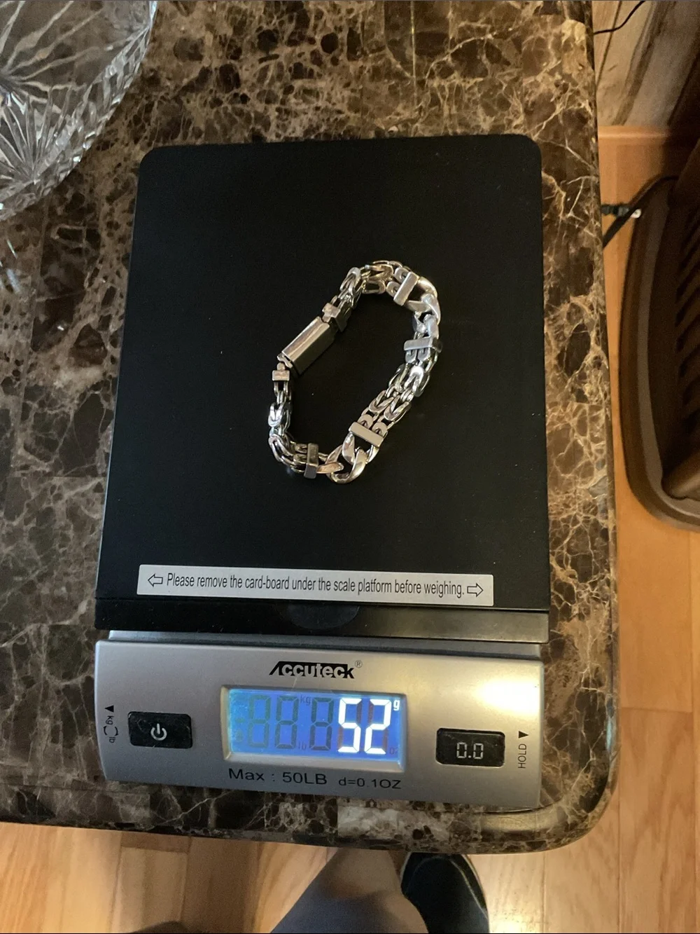925 CHUNKY STERLING SILVER BYZANTINE DOUBLE LINK 8” BRACELET NEW, WITHOUT TAGS